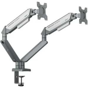 AndaSeat Stealth II Duo A6D-2S Ergonomic Dual Monitor Arm - White