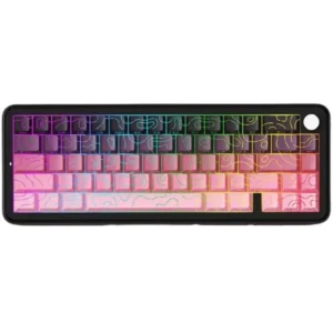 Sama Xinmeng Beat65 Rapid Trigger RGB Gaming Keyboard, Adjustable Actuation Hall Effect Magnetic Switch 65% Wired Mechanical Keyboard, 8K Hz Polling Rate - Blackberry Contour 4.0