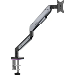 AndaSeat Stealth Pro II RGB Ergonomic Single Monitor Arm - Titanium