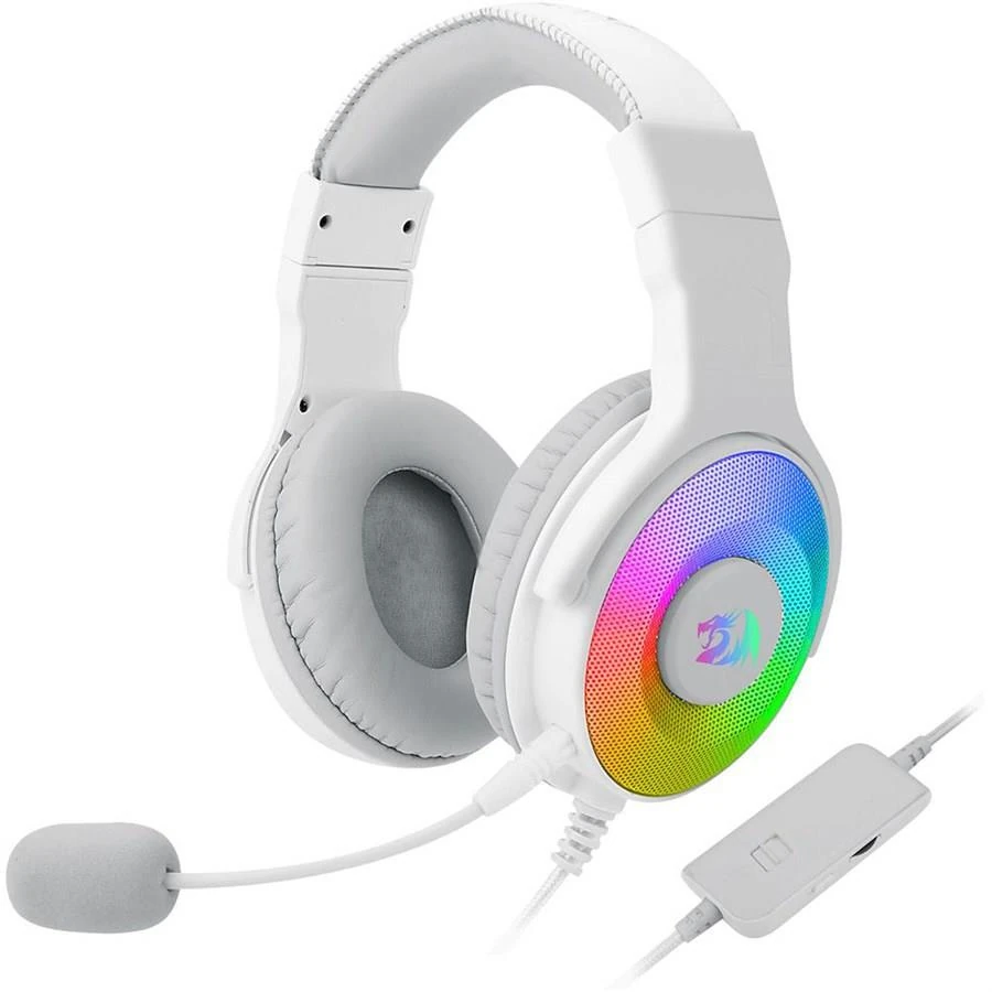 Redragon Gaming Essentials S129W Keyboard / Mouse / Headset 3-in-1 Combo Set, White, RGB, K630 Dragonborn Keyboard, M607 Griffin Mouse, H350 Pandora 2 Headset - Image 4