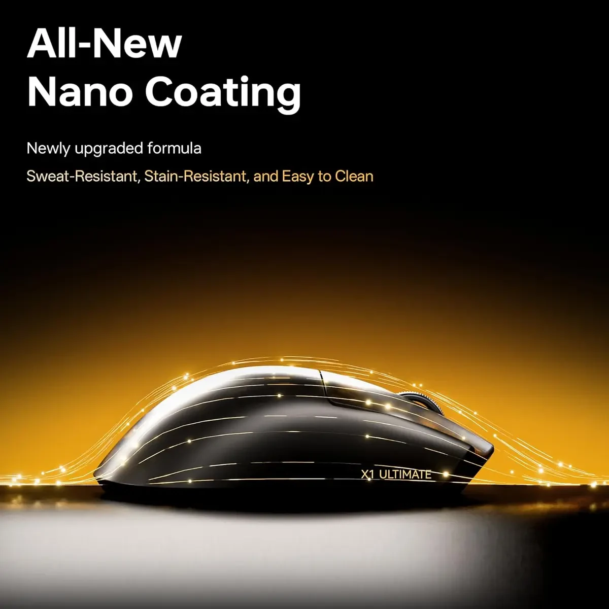 ATK Blazing Sky X1 V2 Wireless Gaming Mouse, 55g Lightweight, PAW3395Ultra Sensor, Nordic 54L15 MCU, Mechanical Switches, New Nano 8K Dongle, Dual-Mode 2.4G/Wired (Ultra Max 2.0, Black) - Image 5