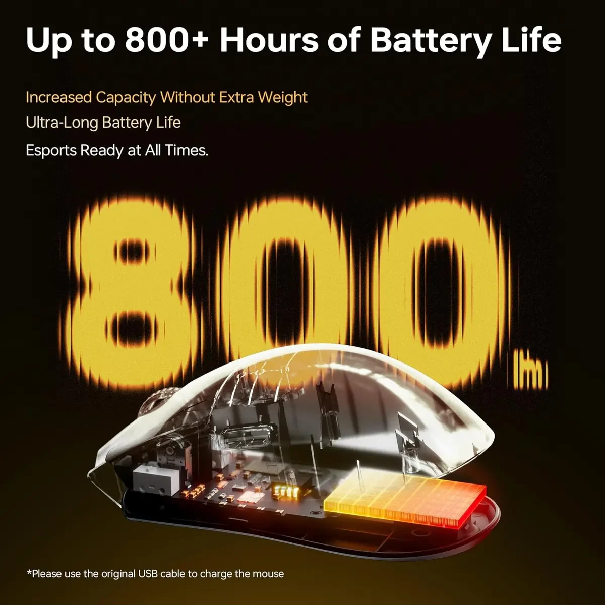 ATK Blazing Sky X1 V2 Wireless Gaming Mouse, 55g Lightweight, PAW3395Ultra Sensor, Nordic 54L15 MCU, Mechanical Switches, New Nano 8K Dongle, Dual-Mode 2.4G/Wired (Ultra Max 2.0, Black) - Image 7