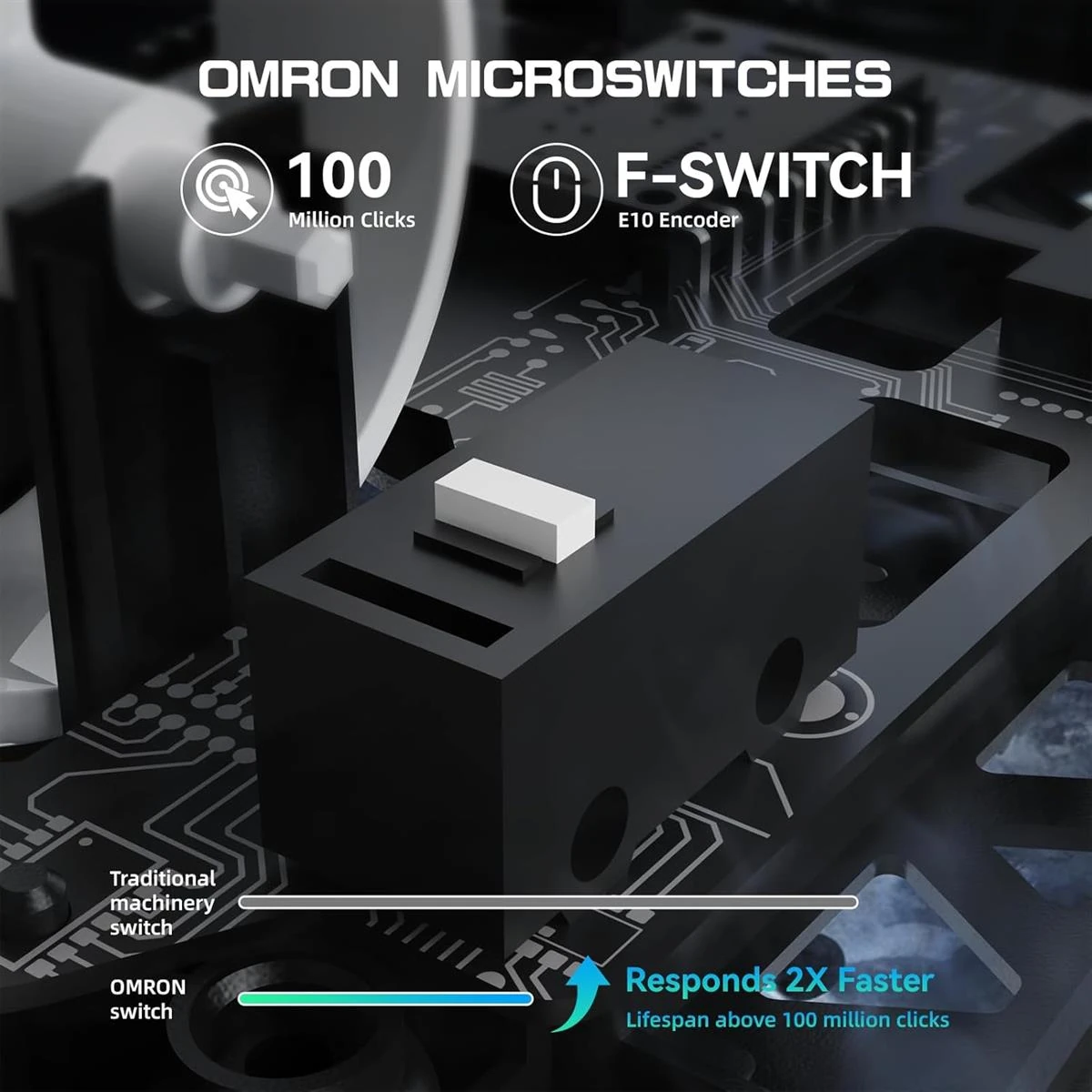 Attack Shark R5 Ultra 8K Carbon Fiber Wireless Gaming Mouse with 42,000 DPI - PAW3950 MAX Sensor, Nordic 52840 MCU Chip, 39g Ultra-Lightweight, Wired/BT/2.4GHz Wireless Programmable Mice Griptape for PC/Mac (White) - Image 5