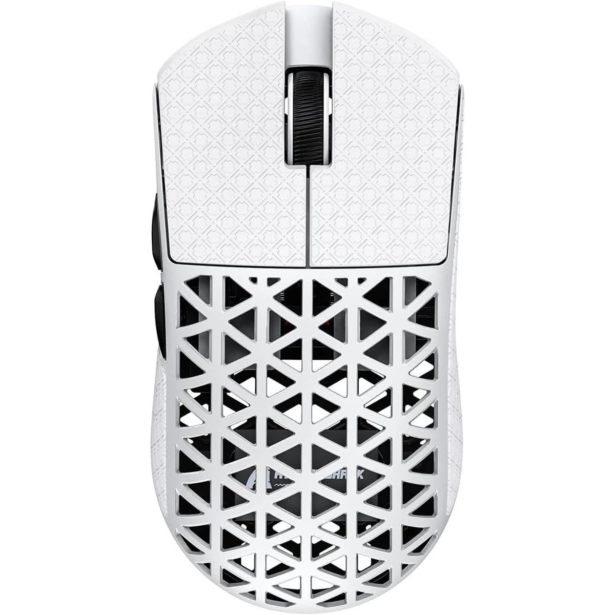 Attack Shark R5 Ultra 8K Carbon Fiber Wireless Gaming Mouse with 42,000 DPI - PAW3950 MAX Sensor, Nordic 52840 MCU Chip, 39g Ultra-Lightweight, Wired/BT/2.4GHz Wireless Programmable Mice Griptape for PC/Mac (White)