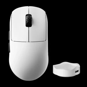 Scyrox V8 White Wireless Esports Gaming Mouse - 30K DPI, Pixart 3950 Sensor, 8K Hz Poilling Rate, Optical Switches