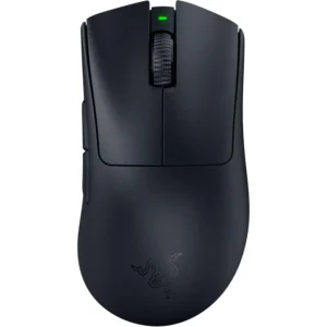 Razer DeathAdder V3 Pro Wireless Gaming Mouse: 64g Lightweight Ergonomic, 30K DPI Optical Sensor, Gen-3 Optical Switches, 8 Programmable Controls, Up to 90 Hr Battery - Black (Without Box)