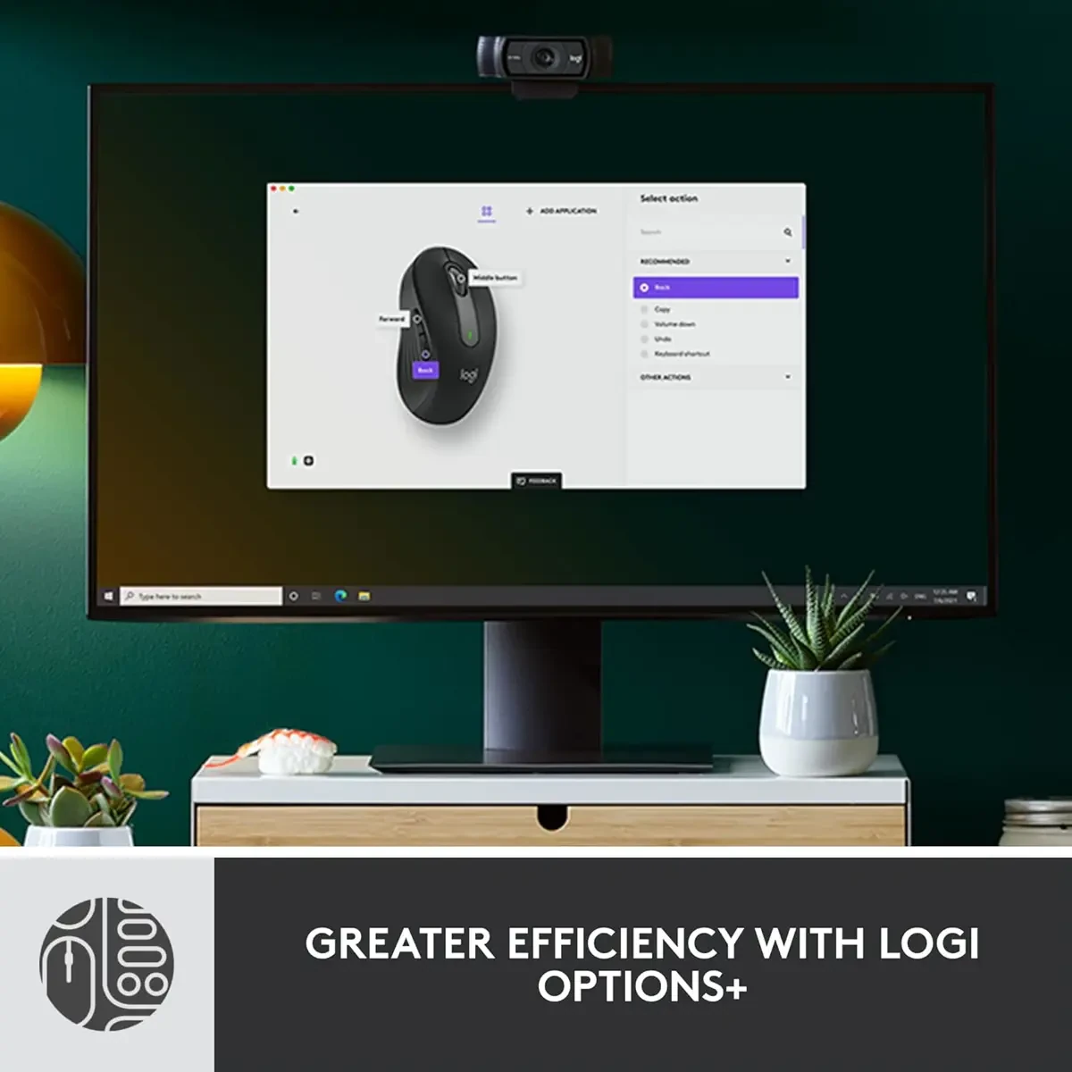 Logitech Signature MK650 Combo for Business, Wireless Mouse and Keyboard, Logi Bolt, Bluetooth, SmartWheel, Globally Certified, Windows/Mac/Chrome/Linux - Graphite - Image 3
