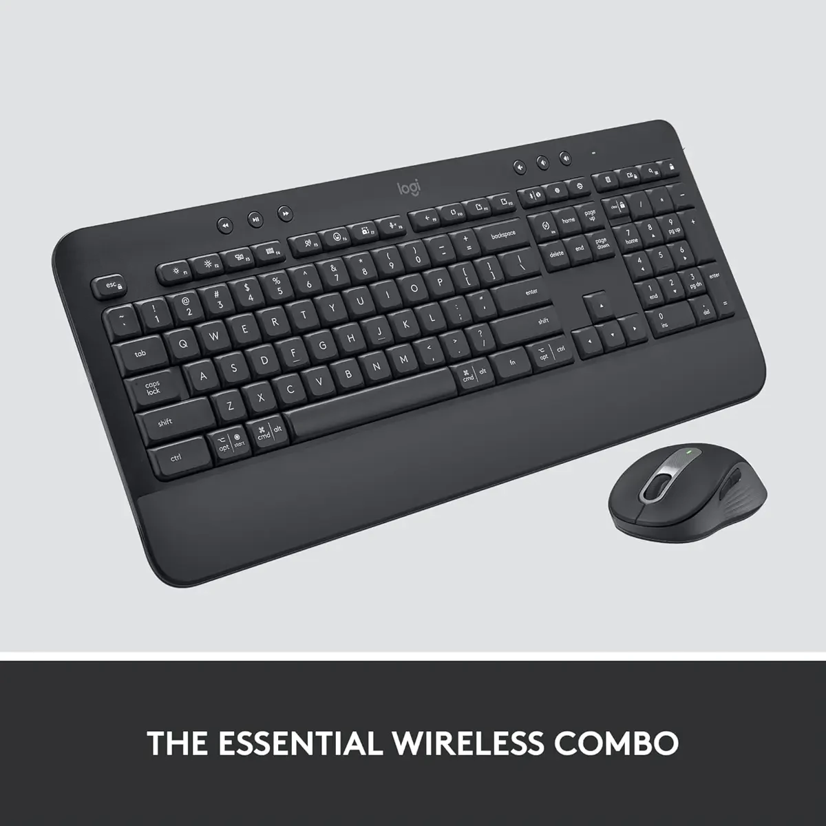 Logitech Signature MK650 Combo for Business, Wireless Mouse and Keyboard, Logi Bolt, Bluetooth, SmartWheel, Globally Certified, Windows/Mac/Chrome/Linux - Graphite - Image 5
