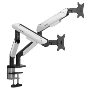 AndaSeat Stealth Pro II Duo A9-2S Ergonomic Dual Monitor Arm - White