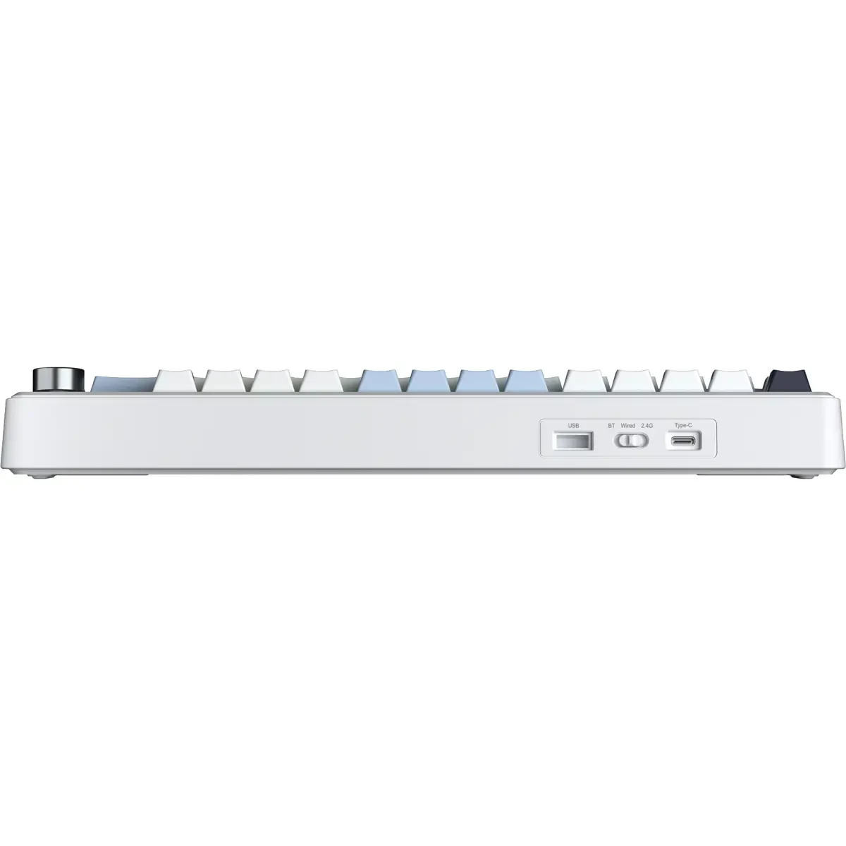 Aula F75 Max Wireless Mechanical Keyboard with TFT Screen and Knob, Gasket Gaming Keyboard in 75% Layout, Hot Swappable, RGB Backlight, for PC/Mac/Linux (Blue White Dark Purple) - Image 4