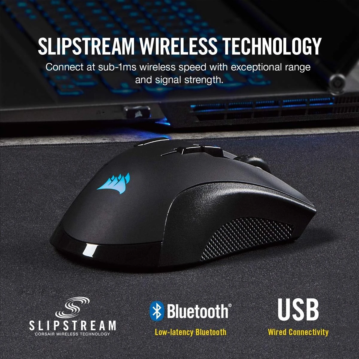 Corsair Ironclaw RGB Wireless Gaming Mouse - Image 3