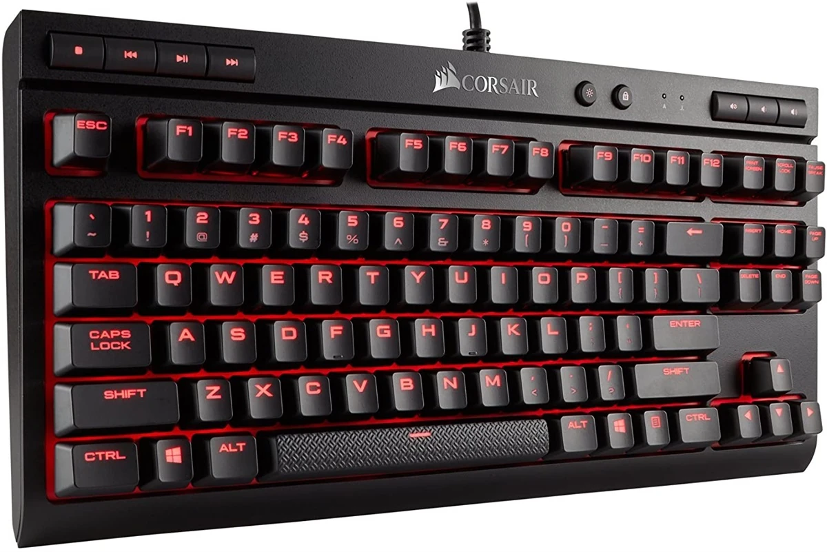 Corsair K63 Compact Mechanical Gaming Keyboard - Backlit Red LED - Linear & Quiet - Cherry MX Red - Image 4