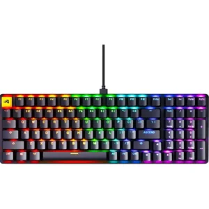 Glorious GMMK 2 96% Full Size Mechanical Gaming Keyboard - Hotswap Cherry Mx Style Linear Switches, Full Size Wired Keyword, Double Shot Keycaps, RGB, PC Setup Accessories - Black (Box Open)
