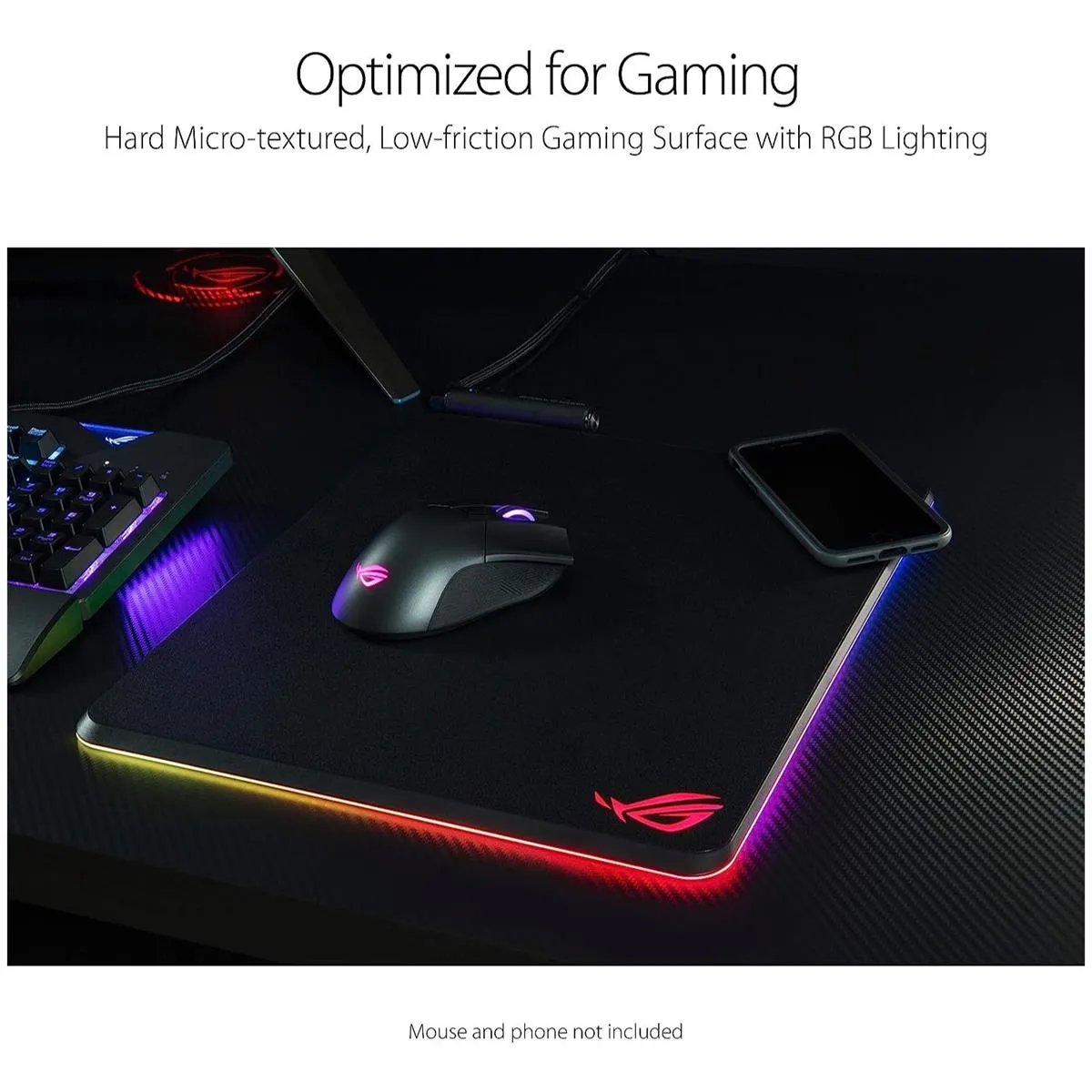 Asus Rog Balteus Qi Wireless-Charging RGB Gaming Mouse Pad - Image 2