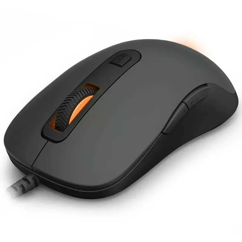 Rapoo V16 RGB Optical Gaming Wired Mouse, Ergonomic Design,Onboard Memory, 6 Programmable Buttons, 12800 Dpi, Customisable Drivers, Braided Cable, Easy Plug & Play Connectivity