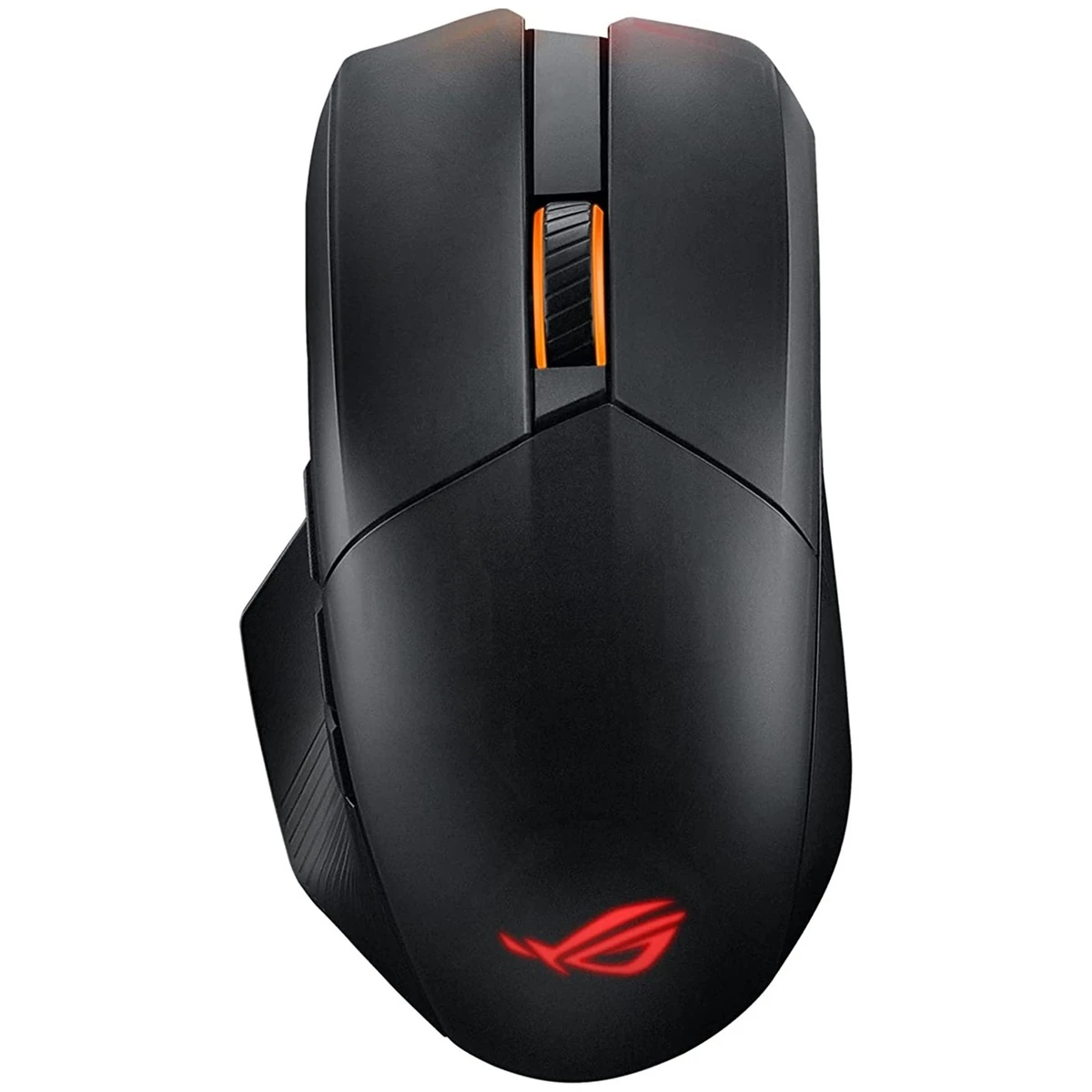 ASUS ROG Chakram X Origin Wireless Gaming Mouse, Tri-Mode connectivity (2.4GHz RF, Bluetooth, Wired), 36000 DPI Sensor, 11 Programmable Buttons, Detachable Joystick, Paracord Cable, Black