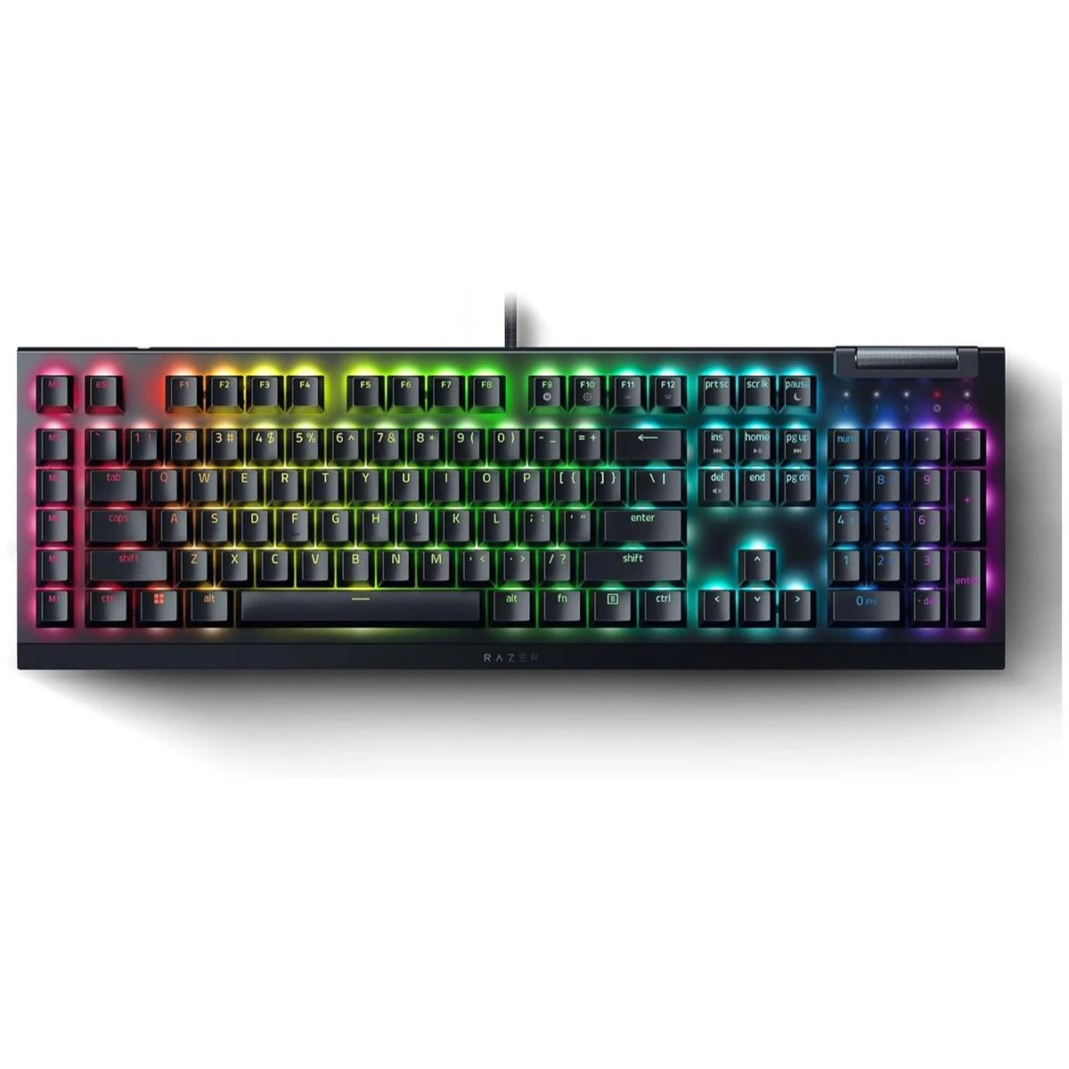 Razer BlackWidow V4 X RGB Mechanical Gaming Keyboard - Green Switches