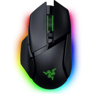 Razer Basilisk V3 Pro 35K Wireless Gaming Mouse: HyperScroll Tilt Wheel, 35K DPI Optical Sensor Gen 2-13 Customizable Controls, Chroma RGB, Optical Switches Gen 3, Up to 140 Hr Battery - Black
