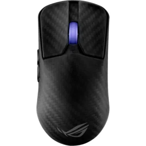 Asus Rog Harpe Ace Extreme Wireless Gaming Mouse, Carbon Fiber Build, 47g Lightweight, AimPoint Pro 42K Optical Sensor, Optical Micro Switches, ROG Polling Rate Booster, Esports & FPS Gaming, Black