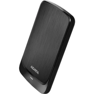 Adata Slim Series HV320 2TB External USB 3.1 Portable Hard Drive - Black
