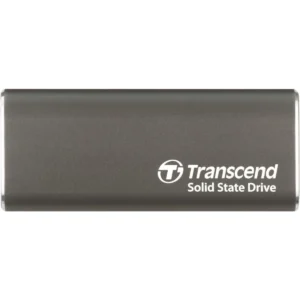 Transcend ESD265C 500GB External Solild State Drive, Portable SSD, Slim & Sleek Lightweight, Aluminum casing, Up to 1050 MB/s,Type A and C