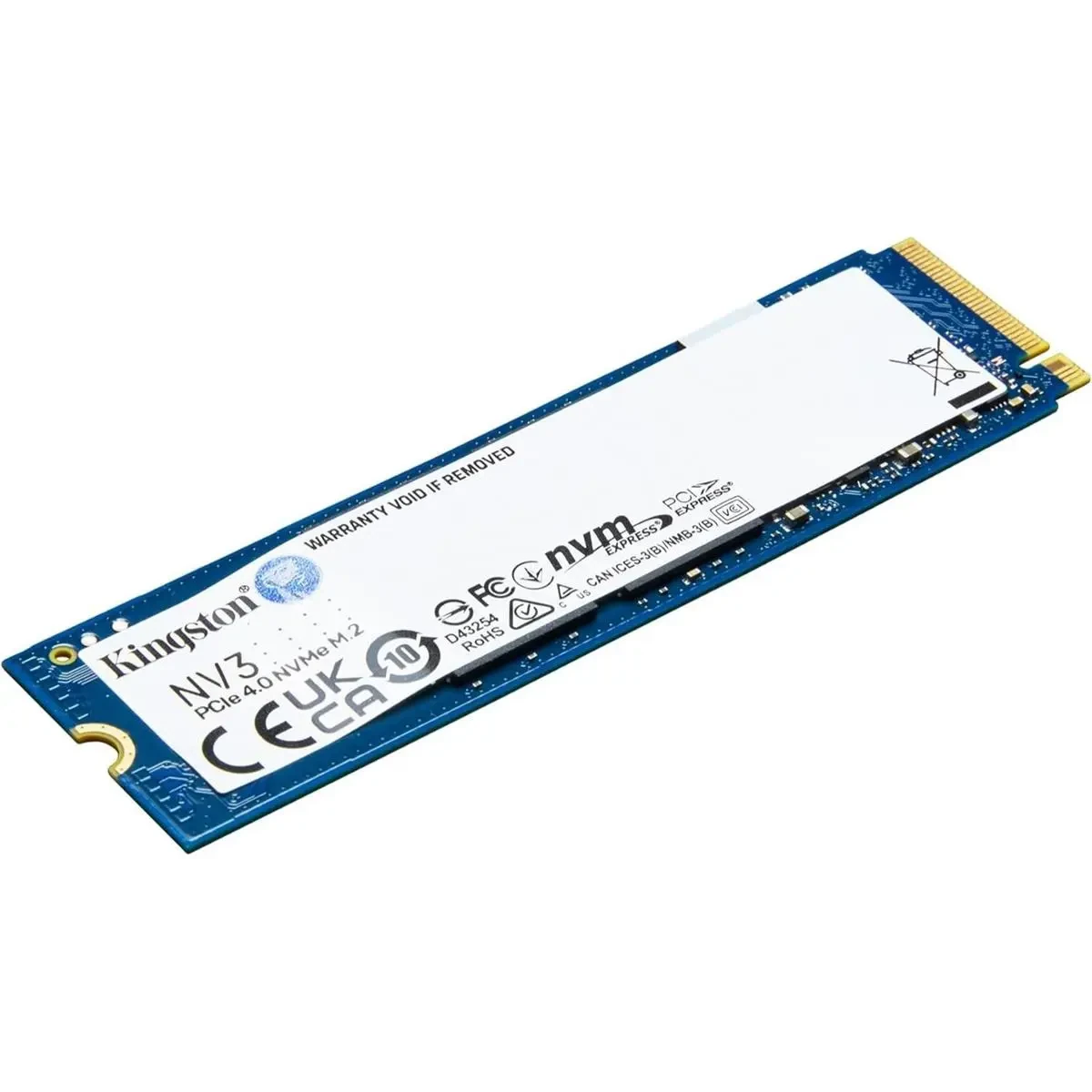 Kingston NV3 500GB M.2 2280 NVMe SSD, PCIe 4.0 Gen 4x4, Up to 6000 MB/s - Image 2