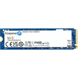 Kingston NV3 500GB M.2 2280 NVMe SSD, PCIe 4.0 Gen 4x4, Up to 6000 MB/s