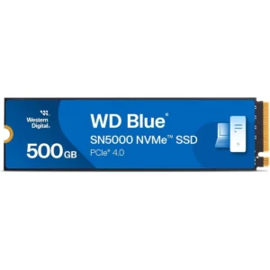Western Digital WD Blue SN5000 500GB NVMe Internal Solid State Drive SSD - PCIe Gen 4.0, M.2 2280, Up to 5,000 MB/s