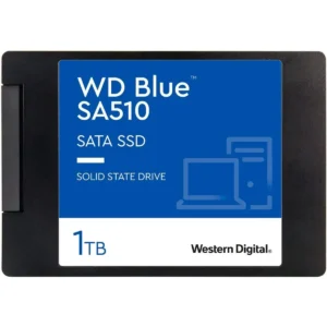 Western Digital WD Blue SA510 1TB SATA Internal Solid State Drive SSD - SATA III 6 Gb/s, 2.5"/7mm, Up to 560 MB/s