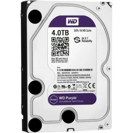 WD Purple 4TB Surveillance Hard Drive - SATA 3.5" - Image 3