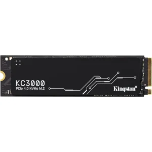 Kingston KC3000 1024GB PCIe 4.0 NVMe M.2 SSD - High-Performance Storage for Desktop and Laptop PCs
