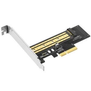 Ugreen M.2 NVME to PCI Express 3.0 x4 Adapter Card, Support M Key Solid State Drive Type 2280 2260 2242 2230 Converter to Desktop PCI Express