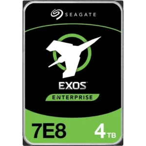 Seagate Exos 7E8 4TB Internal Hard Drive Enterprise HDD – 3.5 Inch 512n SATA 6Gb/s, 7200RPM, 256MB Cache
