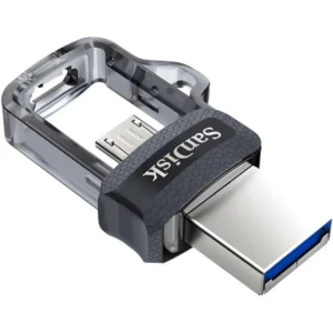 SanDisk 64GB Ultra Dual Drive m3.0 USB 3.0 and Micro USB Flash Drive, Up to 130MB/s Read Speed