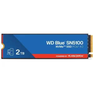 WD Blue SN5100 2TB NVMe SSD - M.2 2280, PCIe Gen 4.0, Internal Solid State Drive - Read Speeds Up to 7,100MB/s, Upgrade Storage for PC/Laptops