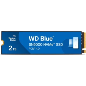 Western Digital WD Blue SN5000 2TB NVMe Internal Solid State Drive SSD - PCIe Gen 4.0, M.2 2280, Up to 5,150 MB/s