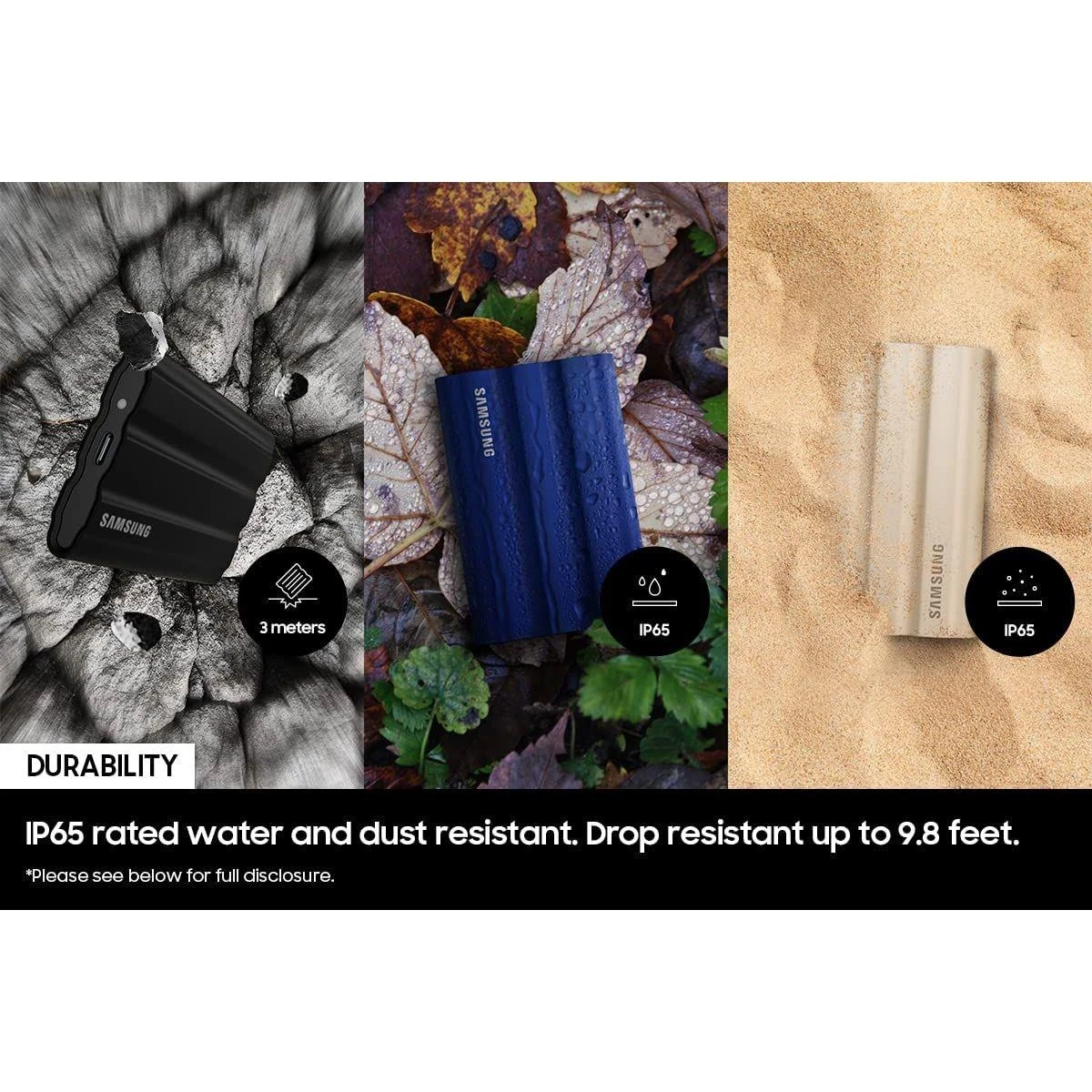 Samsung T7 Shield 2TB USB 3.2 Portable SSD - Black - Image 4