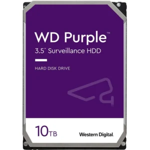 Western Digital WD Purple 10TB Surveillance Hard Disk Drive - 5400 RPM Class SATA 6 Gb/s 256MB Cache 3.5"