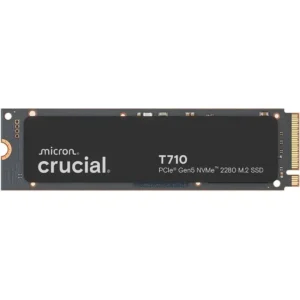 Crucial T710 2TB Gen5 NVMe SSD, Up to 14,500 MB/s, PCIe 5.0 M.2 2280, Internal Solid State Drive, Compatible with Laptop, Desktop, Acronis Software