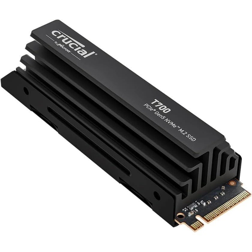 Crucial T700 2TB Gen5 M.2 NVMe SSD with Heatsink