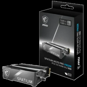 MSI Spatium M570 PRO FROZR 2TB Gen5 M.2 NVMe SSD