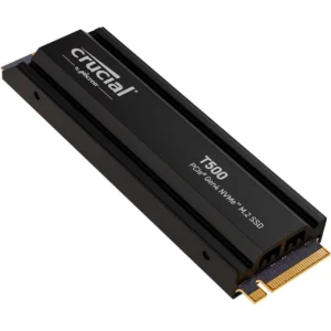 Crucial T500 4TB Gen4 NVMe M.2 Internal Gaming SSD with Heatsink, Up to 7000MB/s, PlayStation 5 Compatible