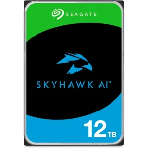 Seagate Skyhawk AI 12TB Video Internal Hard Drive HDD – 3.5 Inch SATA 6Gb/s 256MB Cache for DVR NVR Security Camera System with in-House Rescue Services