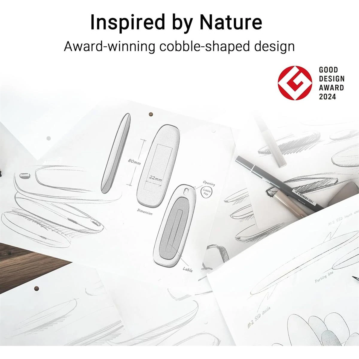 Asus Cobble USB-C 3.2 Gen 2x1 SSD Enclosure (up to 10 Gbps Transmission, Dual M.2 NVMe PCIe and SATA Interfaces, M.2 Q-Latch, IP55 Water and Dust Protection, Windows, macOS) Black - Image 6